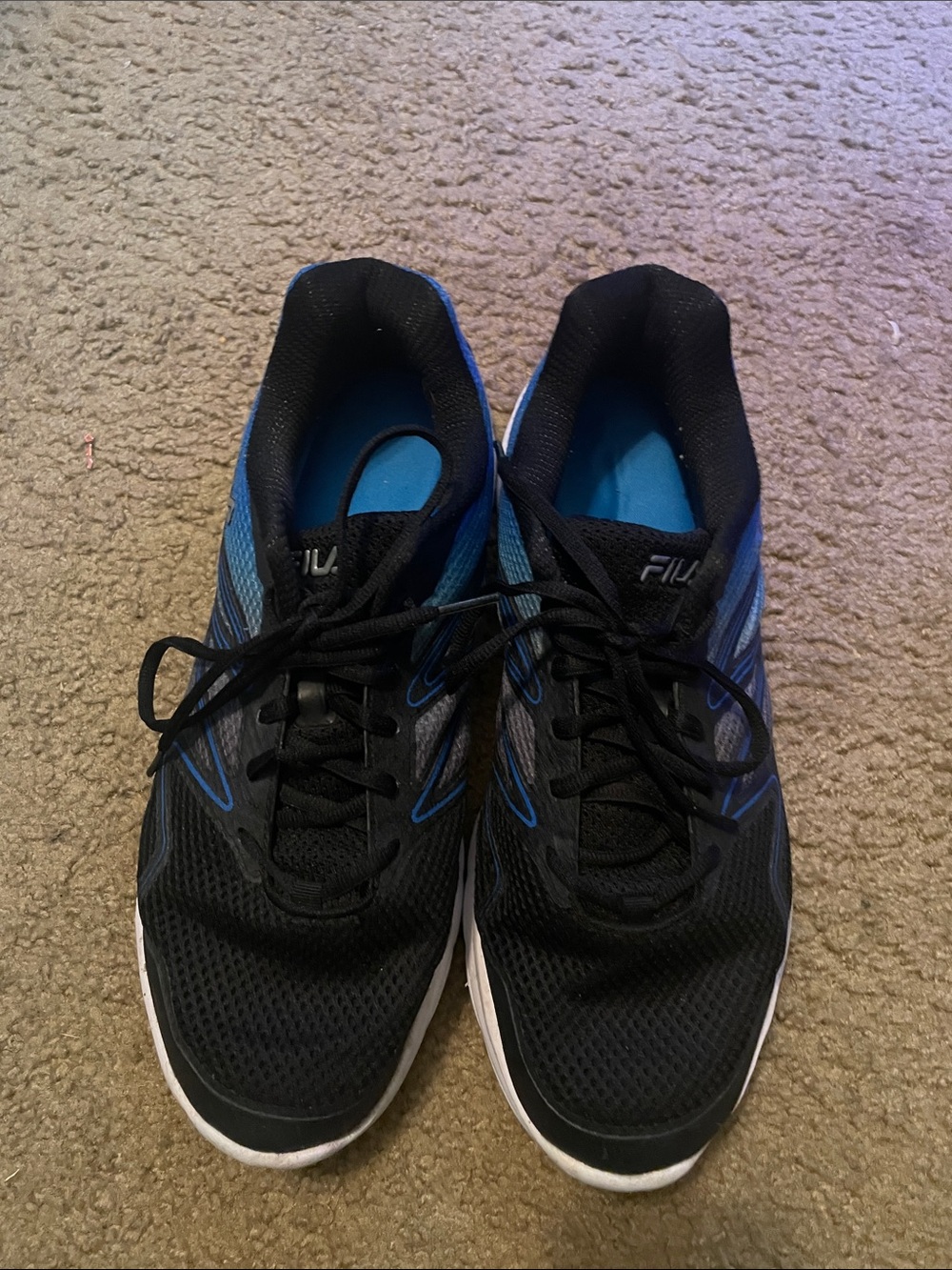 Figs Men's Black and Blue Sneakers